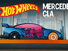Mercedes-Benz CLA превратили в машинку Hot Wheels в масштабе 1:1