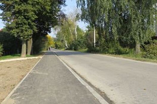 В поселке Новое Доскино построили новый тротуар