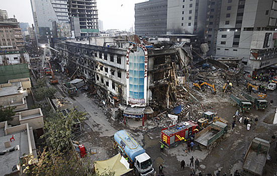 Восемь крупнейших пожаров в торговых центрах в мире