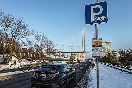 Новые платные парковки анонсировал мэр Владивостока