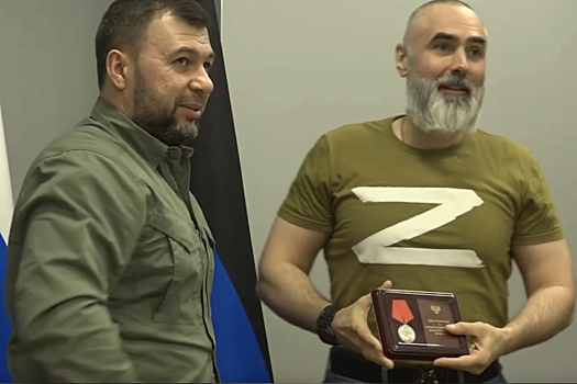Забайкальского участника СВО, космонавта Тарелкина наградили медалью "За отвагу"