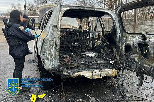 На Украине неизвестные расстреляли машину заместителя мэра Никополя