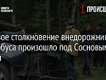 Лобовое столкновение внедорожника и автобуса произошло под Сосновым Бором