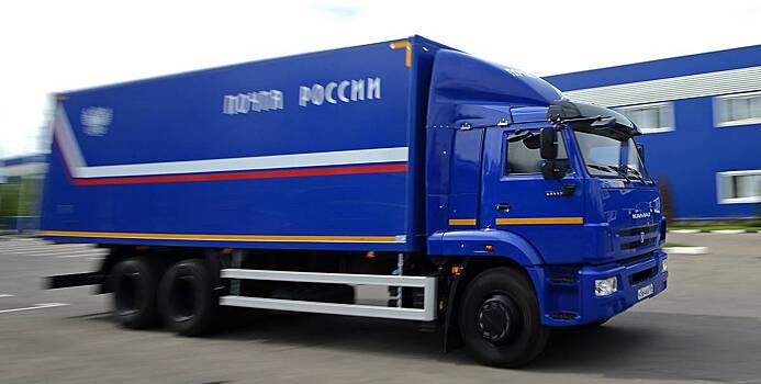 «Почта России» прокомментировала инцидент с загоревшимся грузовиком в Москве