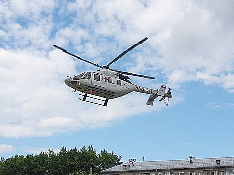 Вертолет санавиации разбился в Волгоградской области, один человек погиб