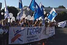В Ярославле прошел парад студентов