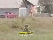 Россиянин избил жену, сжег машину и пошел гулять голым по селу