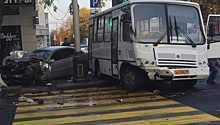 Три человека, в том числе – ребенок, пострадали в аварии с автобусом в Краснодаре