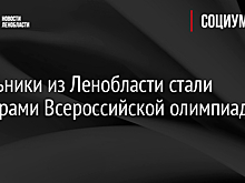 Школьники из Ленобласти стали призерами Всероссийской олимпиады