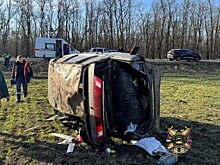 Водитель ВАЗ погиб в ДТП с перевертышем на Кубани