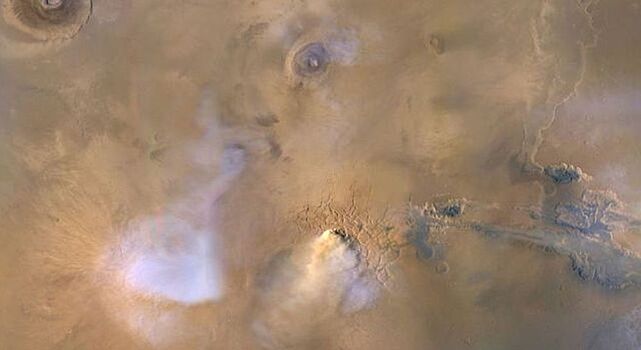 Высота Марсианских штормов может достигать в высоту до 80 километров