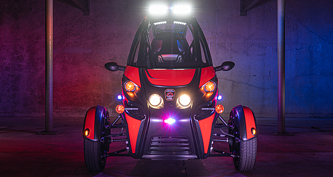 Американские пожарные протестируют трехколесный электрокар