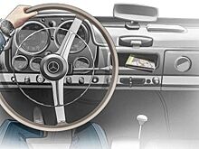 В интернете показа, как эволюционировал интерьер Mercedes SL