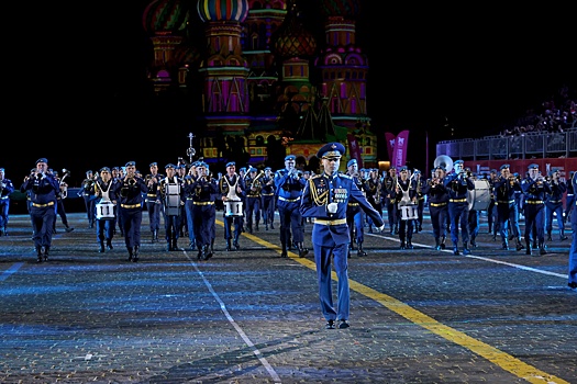 Фестиваль "Спасская башня" собрал в Москве 1500 музыкантов из десяти стран мира
