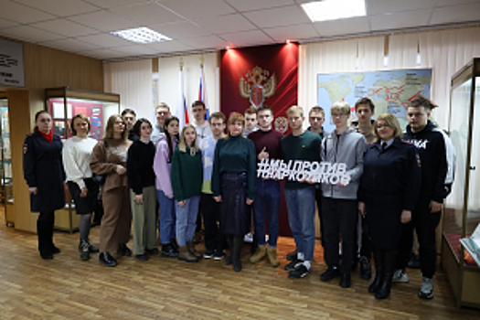 Студенты посетили Управление наркоконтроля УМВД России по Тамбовской области