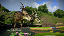 Построй свой парк с динозаврами — анонсирующий трейлер стратегии Prehistoric Kingdom