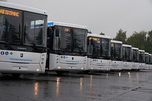 Автопарк «Башавтотранса» пополнился 12 новыми автобусами большой вместимости