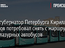 Вице-губернатор Петербурга Кирилл Поляков потребовал снять с маршрутов часть лазурных автобусов