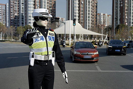 В Китае заступили на службу в ДПС первые роботы-полицейские