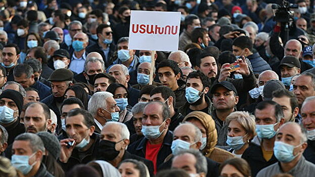 В Ереване завершился митинг оппозиции