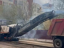 В Калуге начался ремонт улицы Огарева