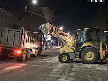 На расчистку улиц Оренбурга днем вышли 234 коммунальщика