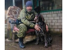 Пензенский росгвардеец обрел в Донбассе четвероногого друга