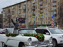 Москвичи вновь встретили Юрия Гагарина