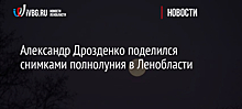 Александр Дрозденко поделился снимками полнолуния в Ленобласти