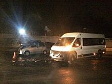 В Самаре микроавтобус FIAT Ducato протаранил Daewoo Matiz