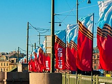 Около 40 млн рублей будет выделено на украшение Петербурга ко Дню Победы