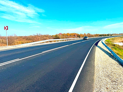 Ремонт 10 км трассы завершился в Тяжинском округе