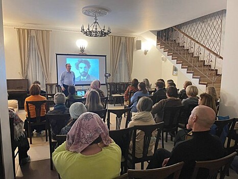 В храме Всех преподобных отцев Киево-Печерских прошла беседа, посвященная Исааку Левитану