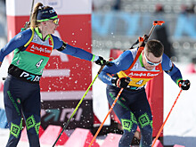 Сборная Белоруссии победила в смешанной эстафете на первом этапе Кубка России по биатлону в Ханты‑Мансийске