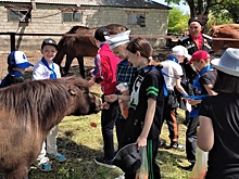 Путешествием по тематическим станциям отпраздновали День пионерии на казачьей базе участники детских объединений школы № 17