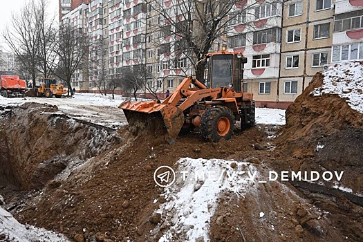 На месте обнаружения снаряда в Белгороде завершаются земляные работы