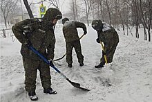Дегтярев поблагодарил военных за помощь в ликвидации последствий снежного циклона