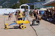 Пляжи Геленджика оборудуют площадками для маломобильных отдыхающих
