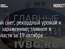 Первый снег, рекордный урожай и новые зараженные: главное в Ленобласти за 19 октября