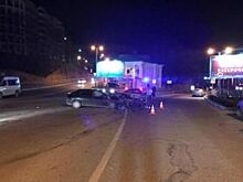 В Кисловодске на улице Карла Либенехта столкнулись две легковушки