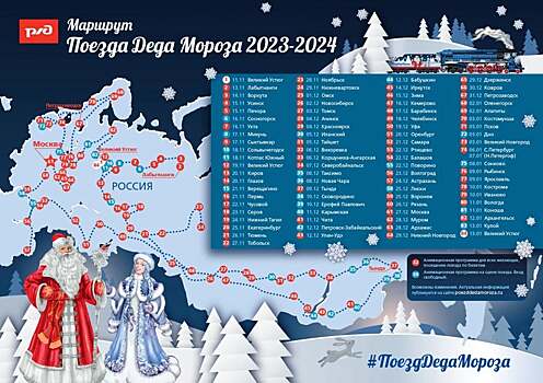 Дед Мороз не приедет в Саратов, но посетит города Дно, Зима и Бабушкин