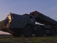 Минобороны РФ показало работу РСЗО «Торнадо-С» в зоне СВО