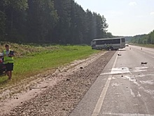 Водитель Renault погиб в ДТП с автобусом на трассе в Марий Эл