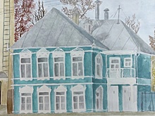 Вологодское деревянное зодчество показали в своих работах юные художники