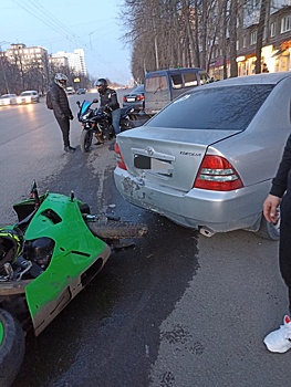 ДТП с участием мотоцикла произошло в Кемерове