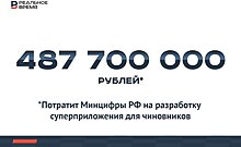 Минцифры РФ направит на разработку суперприложения для чиновников 487,7 млн рублей — много это или мало?