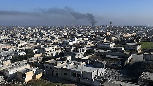 Сирийский город разбомбили с неизвестного самолета