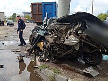 Опубликованы фото с места смертельного ДТП на Южном шоссе в Нижнем Новгороде