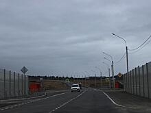 Шумозащитные экраны установили на федеральной трассе в забайкальском селе Жимбира