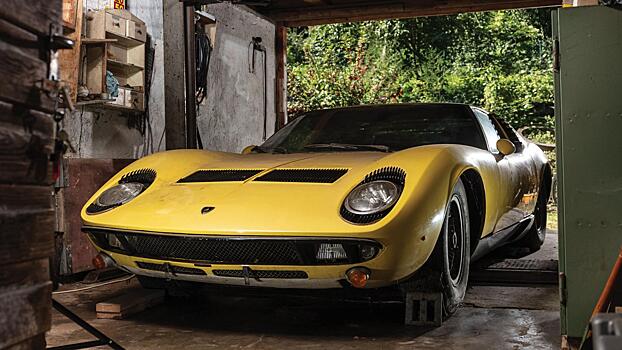 Еще один гараж и еще одна заброшенная Lamborghini Miura S